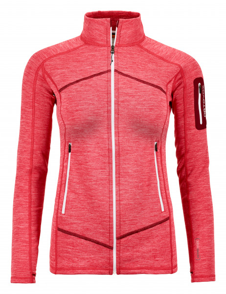 FLEECE LIGHT MELANGE JACKET W